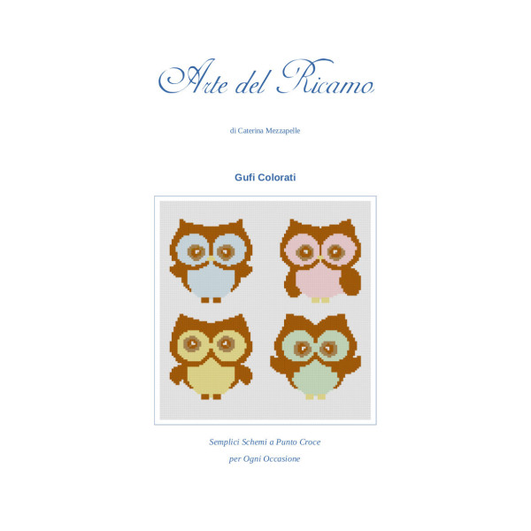 Cross Stich Pattern - Little Owls